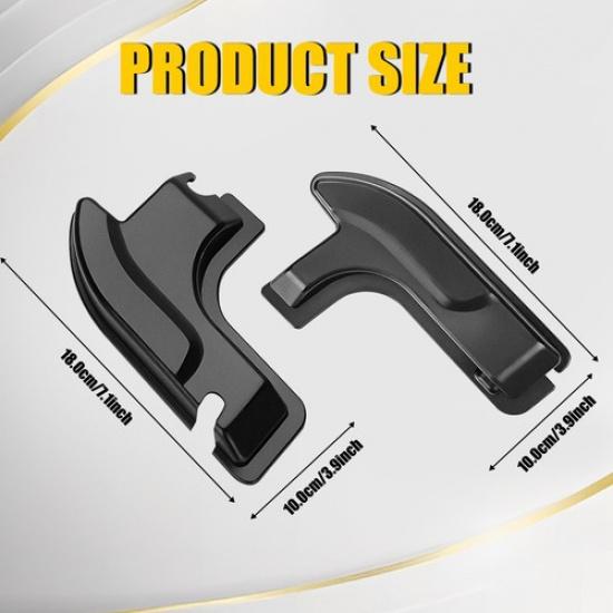 Rear Side Defogger Cover Cable For 2018-2024 Jeep Wrangler (JL) ABS Black  EV