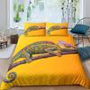 Colorful Chameleon Bedding Set Room Decor Zipper Closure, Soft Breathable Hotel Quality For Youth,Teens,Adults Quilt Cover Set