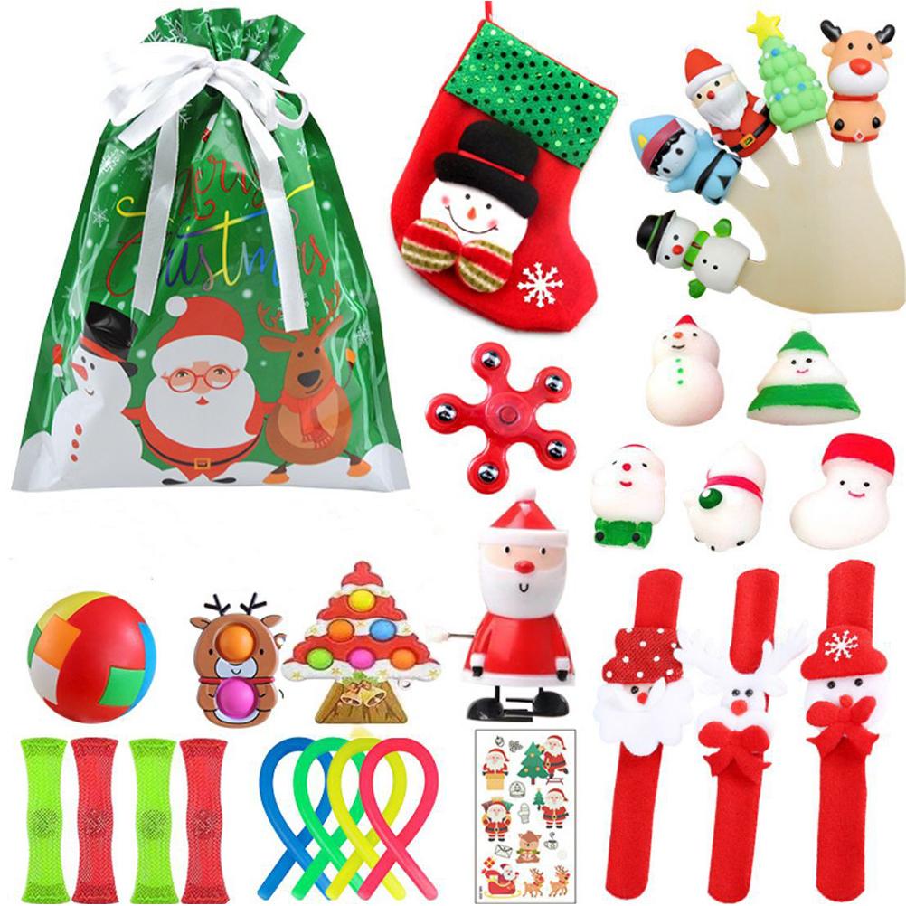 Christmas Stress Relief Kit Advent Calendar Gift Squishy Decompression Toy