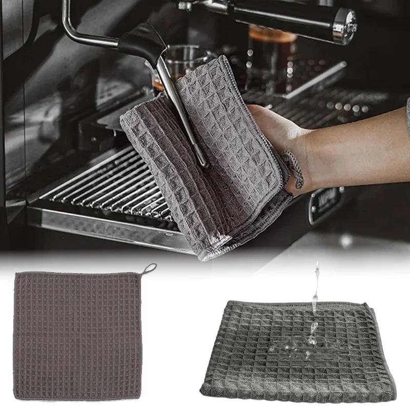 Barista Microfiber Coffee Cleaning Cloths Super Absorbent Espresso Machine Towel Portafilter Wipes Streak Free Lint Free