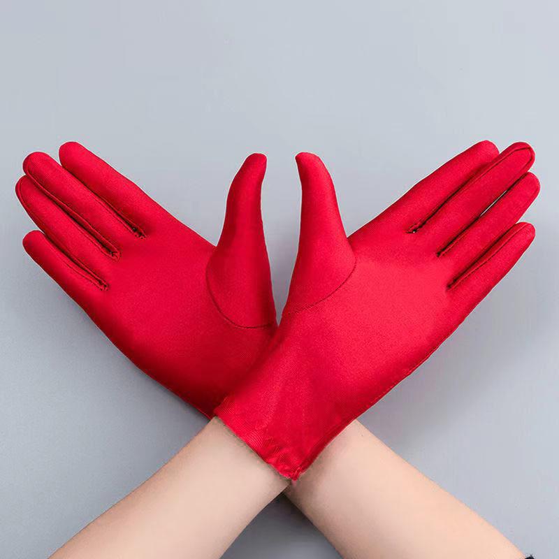 Four Seasons Lightweight Sun Protection Elastic Gloves for Men & Women - Thin Driving & Performance Jewelry Gloves