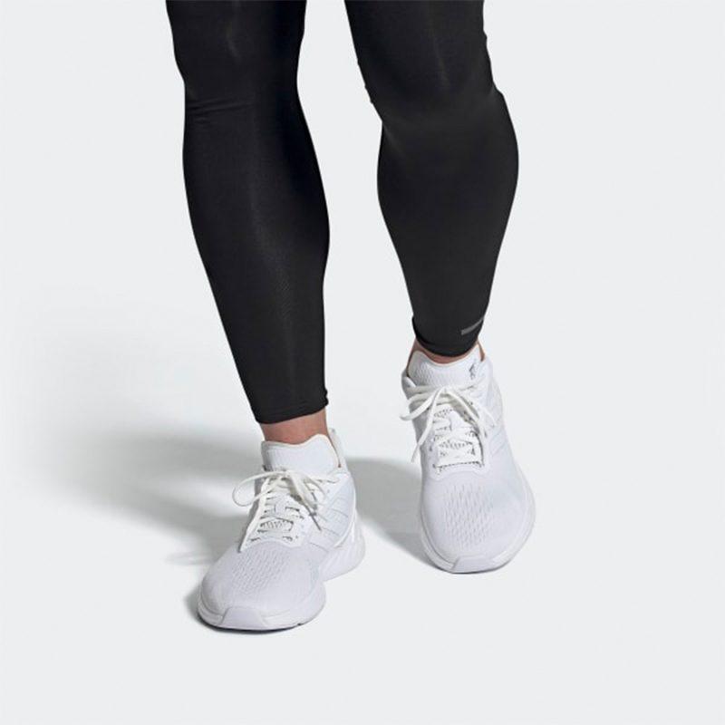 Adidas Response Super Mesh Breathable Mid top Running Shoes Unisex White FY6481