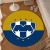 1PC rug Monter-rey Football Crest Art Round mat Home Decor, Chair rug For livingroom,Bedroom, doormat home decor Birthday Gift Christmas Gifts
