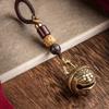 Retro Legierung Glocke Auto Schlüsselanhänger Anhänger, Gieriger Windspiel Handgefertigter Schlüsselring, Kreatives Kleines Geschenk Für Männer Und Frauen
