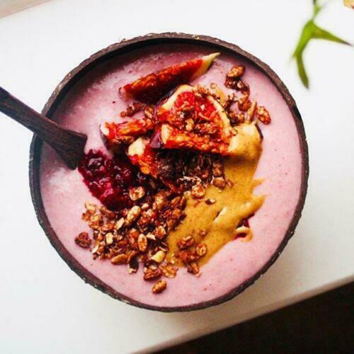 Дерев’яна миска для фруктів Дерев’яна миска для фруктів Дерев’яна миска для фруктів Дерев’яна миска для фруктів із натуральним кокосом Суп із фруктовим салатом та локшиною