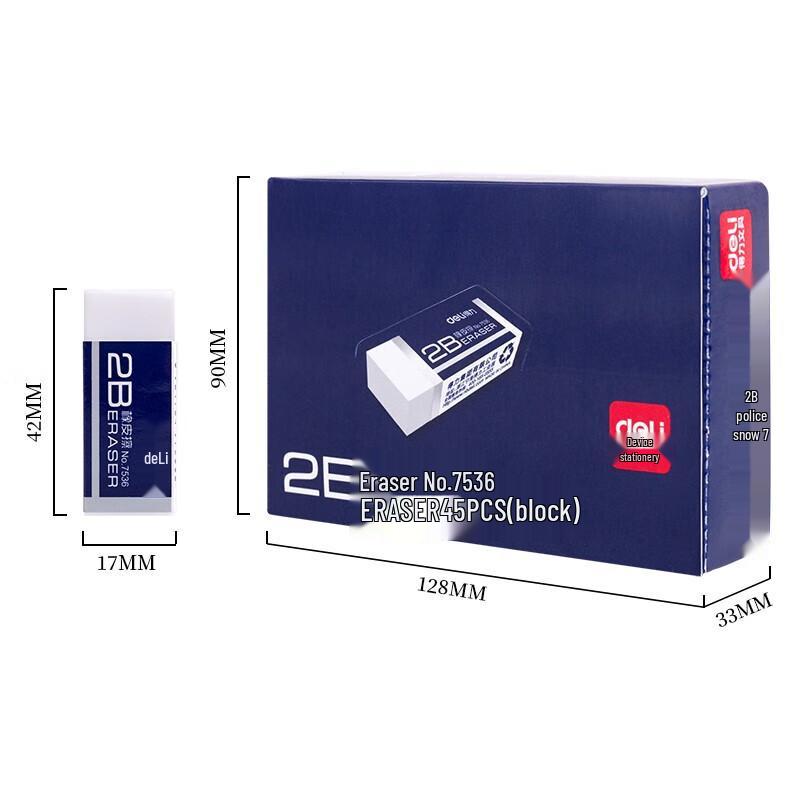 Deli 7536 White Eraser