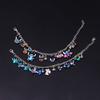 Classic Cartoon Anime Bracelet Cute DIY Santa Hat Stitch Series Cute Metal Charms Bangle For Women Kids Christmas Halloween Gift