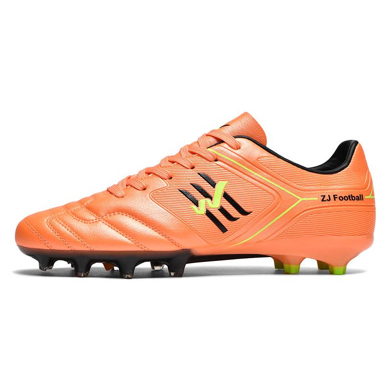New football shoes new men's and women's low-top spikes fashion grass non-slip teenagers