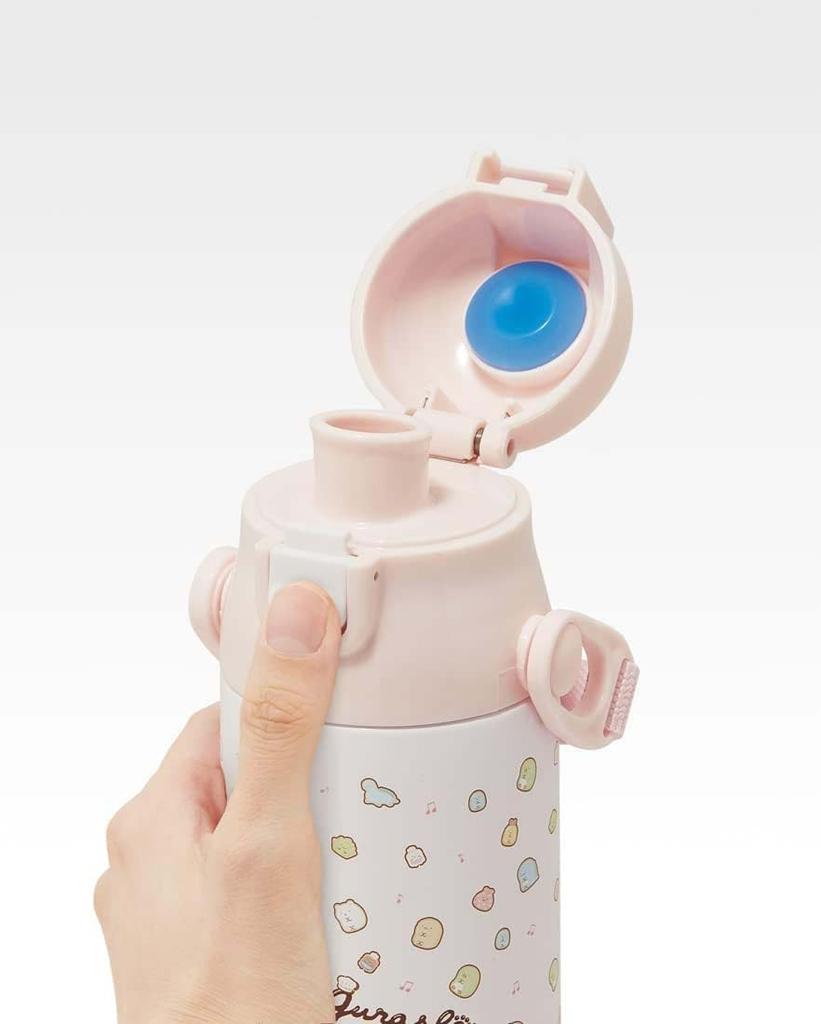 Skater Vattenflaska i Rostfritt Stål för Direkt Sumikko Gurashi Godis Lättvikt och För Kylning Sportvatten Barn, Dricka, 580ml, Butik,