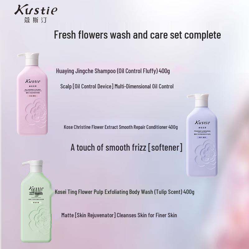KOSÉ Floral Scented Wash & Care 5-Piece Gift Set