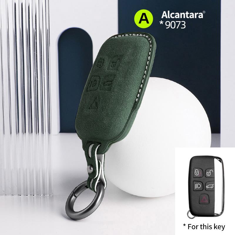 

Для Land Range Rover Evoque Defender Discovery 4Sport 5Starliner Алькантара Высококачественный Чехол для ключей Сумки для автомобиля