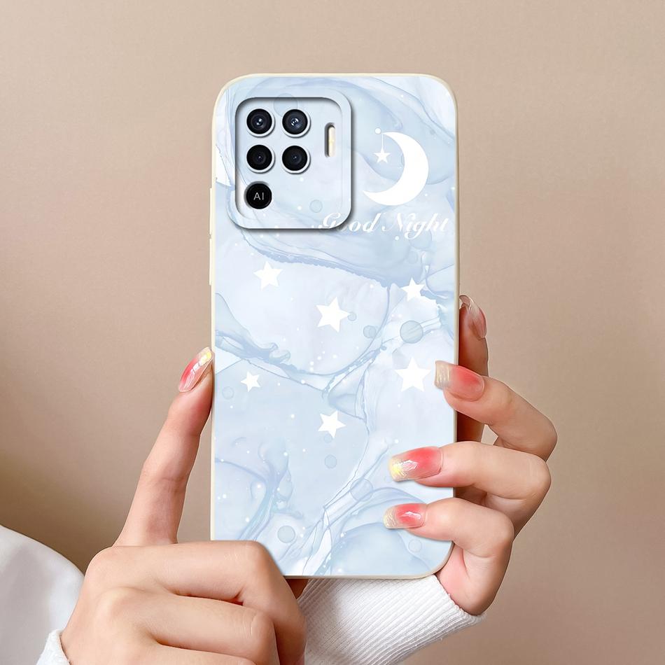 For Oppo Reno 5F 5 Lite 5Z 5K Case Cute Design Full Protection Phone Housing For Oppo Reno5 5G Soft Liquid Silicone Back Covers