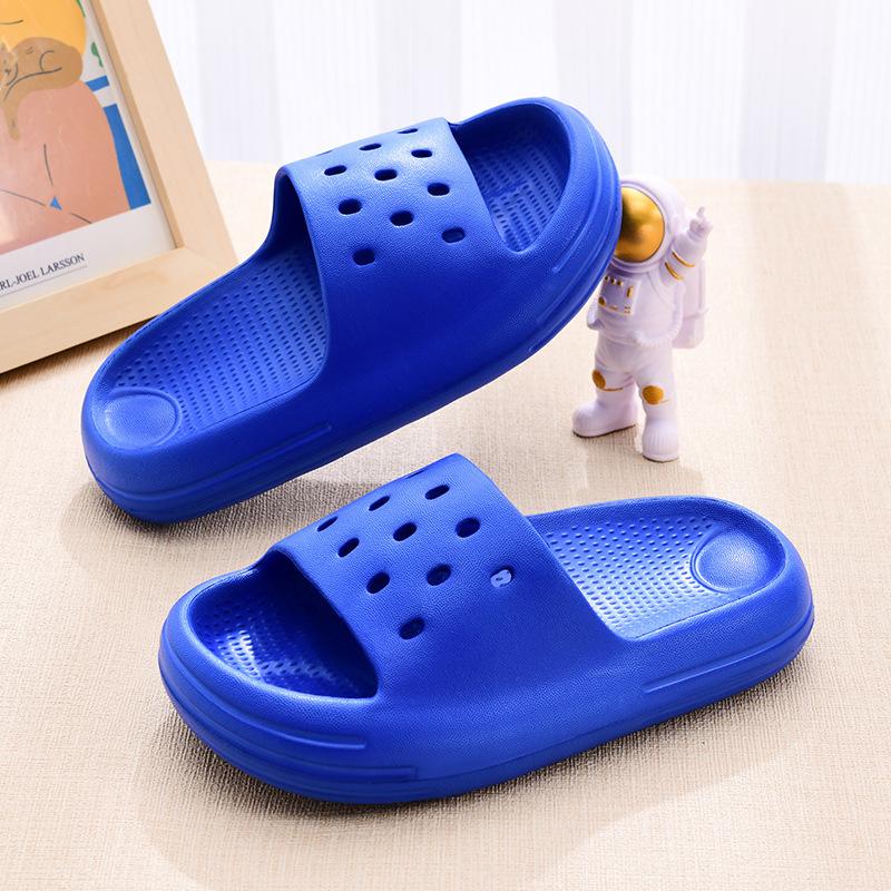 

Домашние модные слипоны для мальчиков для летнего использования, удобный материал ЭВА и нескользящая подошва 40/41 королевский синий