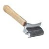 3-in-1 Deshedding Dog Rake BrushComfortable Handle Dematting Comb Removes Hair Tangle Rounded-end Blade
