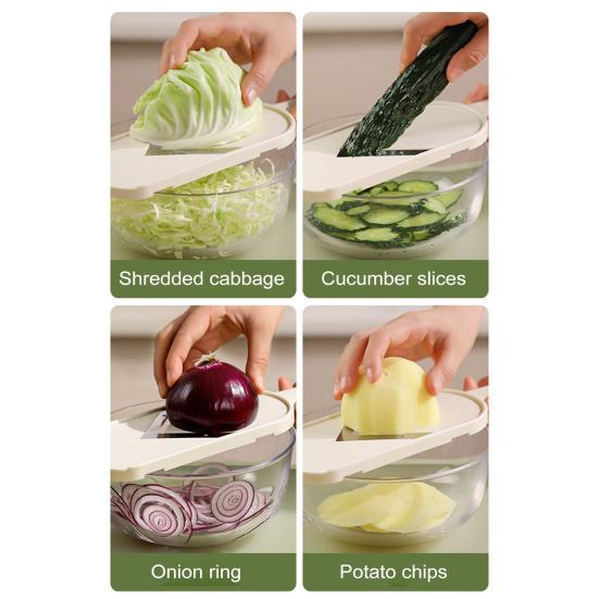 Vegetable Cutter Grater Professional Food Grater Salad Cabbage Carrot Slicer Versatile Kitchen Gadget for Slicing And Shredding
