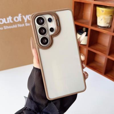 Objektiv Metallring Schutz Transparent Hülle Für Samsung S26 S25 Edge S24 S23 S22 Ultra Plus FE A56 A36 A06 A15 Stoßfänger Hartschale