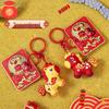 Twelve Zodiac Animal Keychain: Year of the Horse Pendant - Cute Cartoon Backpack Charm