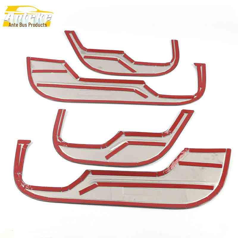 Compatible with 20 ICON Models: Stainless Steel Car Door Anti-Kick Panel & Armrest Box Decorative Sticker Accessories.