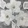 Gold Thread Lace Collar Three-Dimensional Rhinestone Diy Applique Mesh Corsage Lace Lace Clothing Accessories