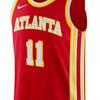 Nike Bedrucktes Logo Rundhals Seitenschlitz Basketballweste Saison 2022-2023 Trae Young Atlanta Hawks Herren Tops Rot CN6326-657