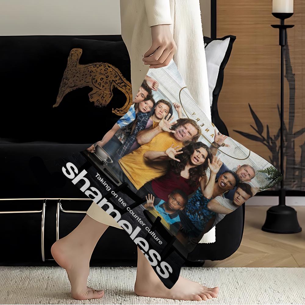 Shameless Hot TV Pillow Covers Cartoon Sofa Decorative Home Double-sided Printing Short Plush Cute Cushion Cover