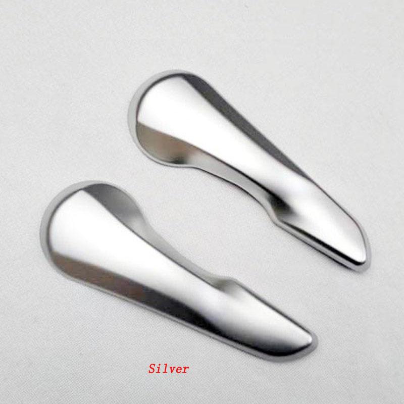 Interior Seat Adjustment Cover Trim for Nissan Nv200 Evalia 2010-2018 Abs Chrome Car Styling Stickers Auto Accessories 2 Pcs