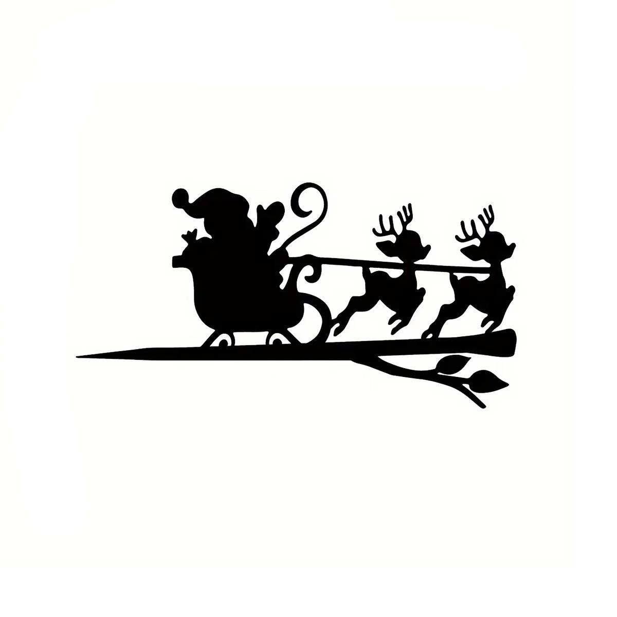 

1Pc Iron Santa Claus Outdoor Statue for Gift Giving, Outdoor Decoration, Christmas Decoration, Suitable for Outdoor Courtyards, Garden Trees,