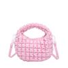 Sac en tissu nylon pour femme été nouveau texture haut de gamme design de niche sac bandoulière portable sac dumpling à carreaux