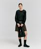 DEPOUND Mohair Blended Scallop Pullover [Black]