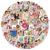 100 Pop Girls Women Stickers European and American Personality Feminist Declaration Title Car Guitar PVC Stickers