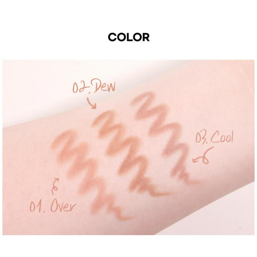 AOU BLENDING LIP PENCIL 6colors,Natural Over Lip Pencil That Provides Smooth Sliding, Long-lasting, and Delicate Quality.