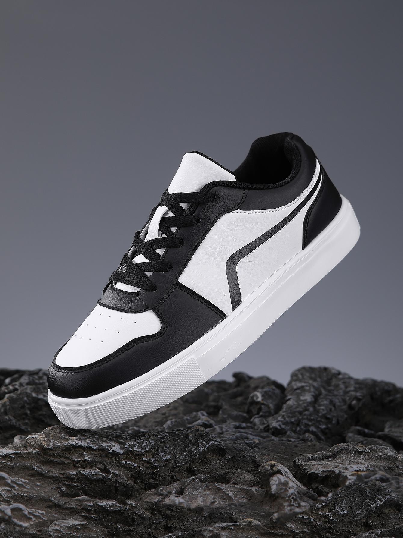 

Мужские кроссовки Повседневная обувь Мужская легкая дышащая спортивная обувь для ходьбы Удобные кроссовки для скейтборда для мужчин 35 черный белый