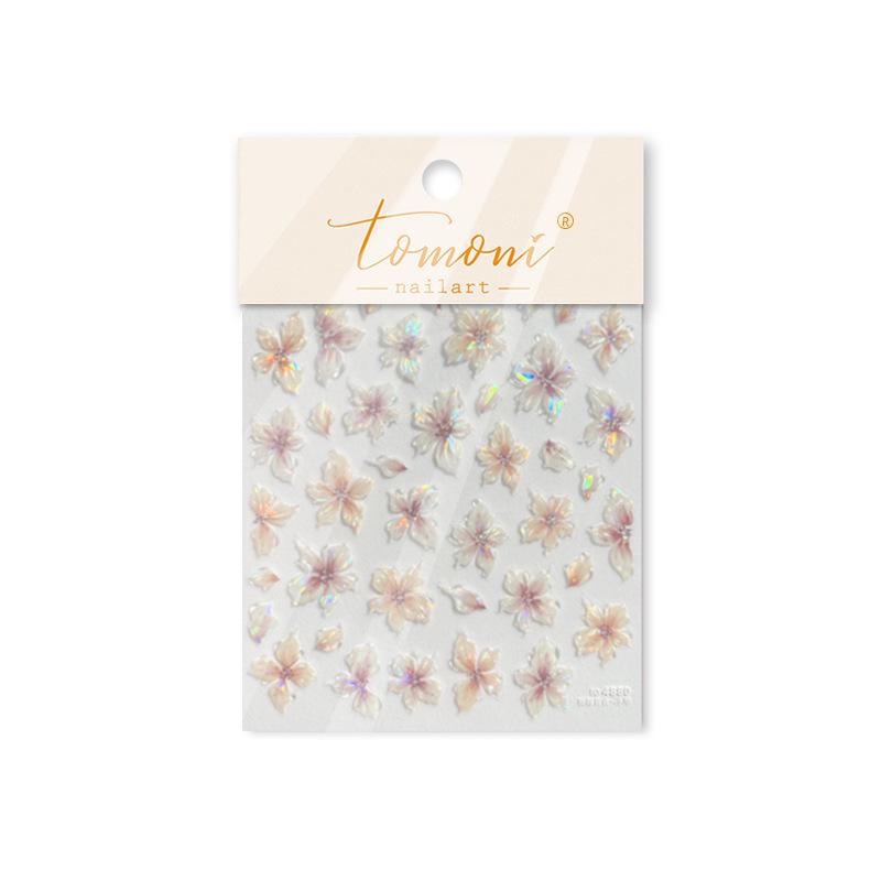 

Наклейки для ногтей Tomoni Jelly - Популярные японские аксессуары для нейл-арта Скульптура пудрой лилии