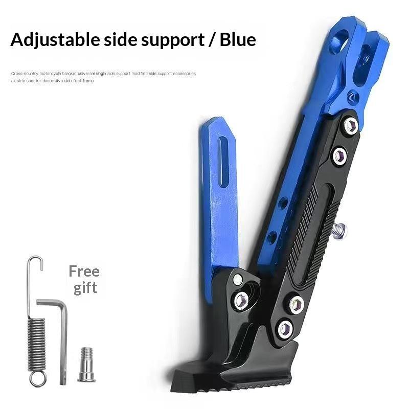 Universal Motorbike Kickstand Parking Kick Stand Bracket Foot Side Supportor Crutch Holder Motorcycle Dirt Bike Accessories 1Pc
