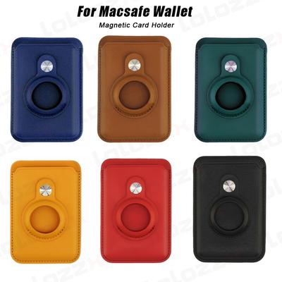 For Magsafe Magnetic Leather AirTags Wallet Case For iPhone 14 Pro Max 13 12 11 XS Max XR X 7 8 Plus Mini SE3 Cover Accessories