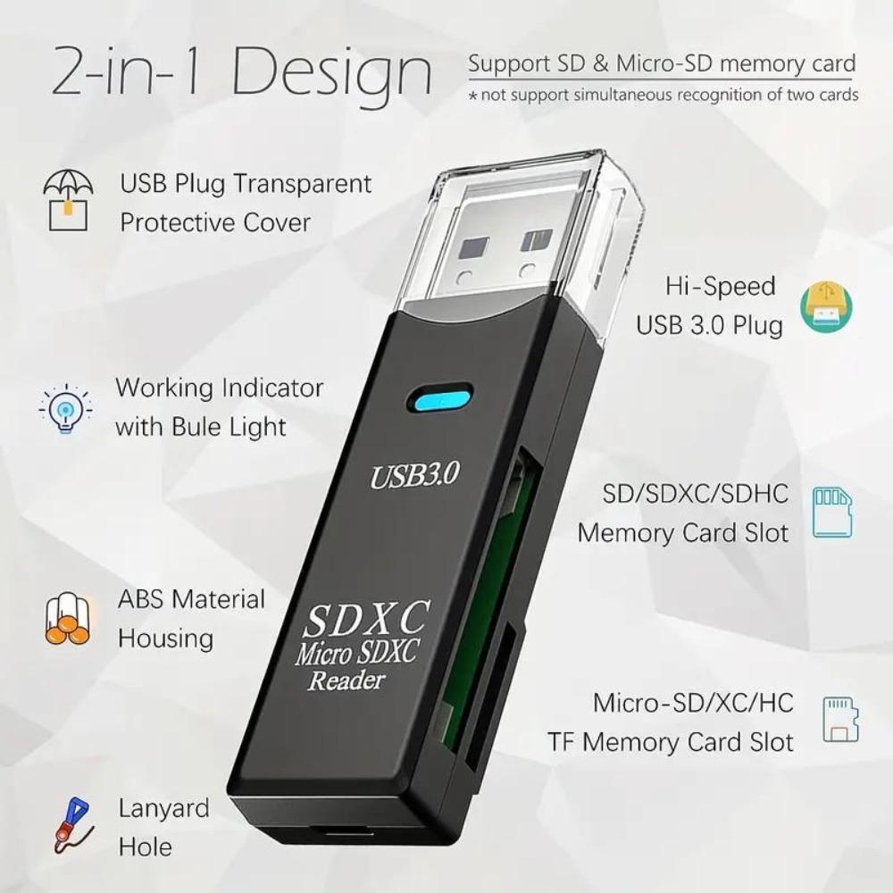 USB3.0 SD Card Reader for PC Micro SD Card To USB Adapter for Camera Memory Lot