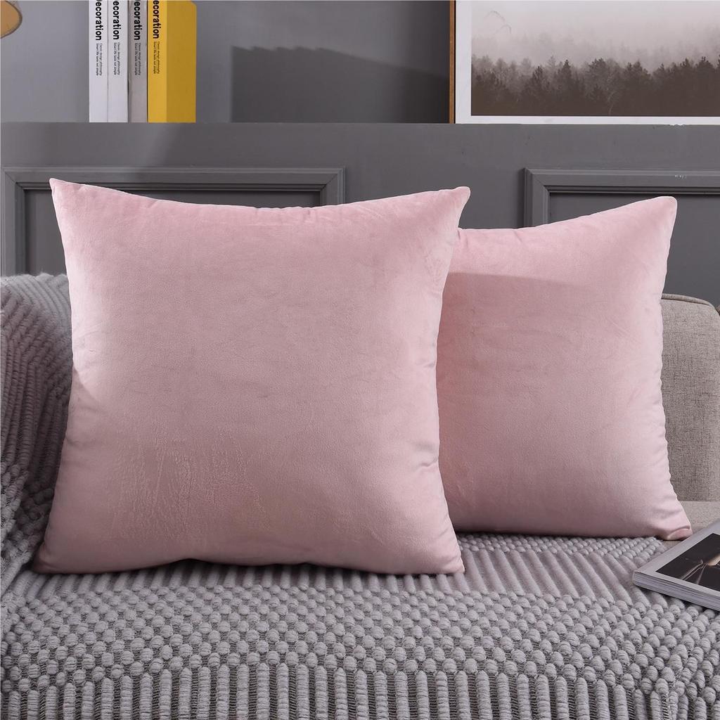 New Fashion Twill Velvet Pillow Cover Modern Simple Solid Color Pillow Home Living Room Sofa Bedroom Cushion Cover