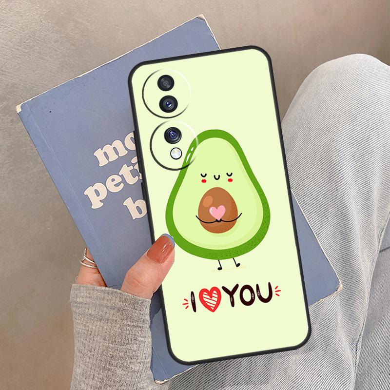 

Cute Avocado Case For Honor Magic 8 Pro 5 6 7 Lite Cover For Honor 400 200 90 70 50 X8a X8b X9a X9b X9c Honor Magic6 Pro