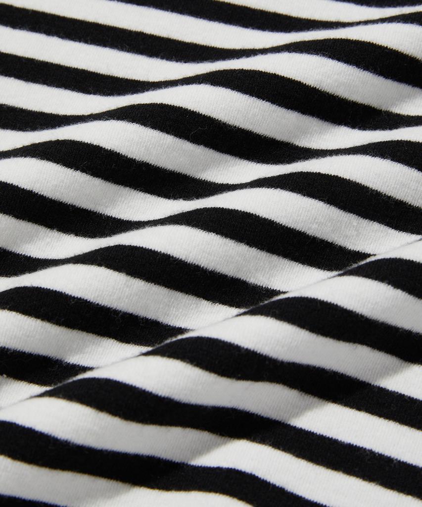 Seuweideu Basic Bold Stripe Long Sleeve [Black]