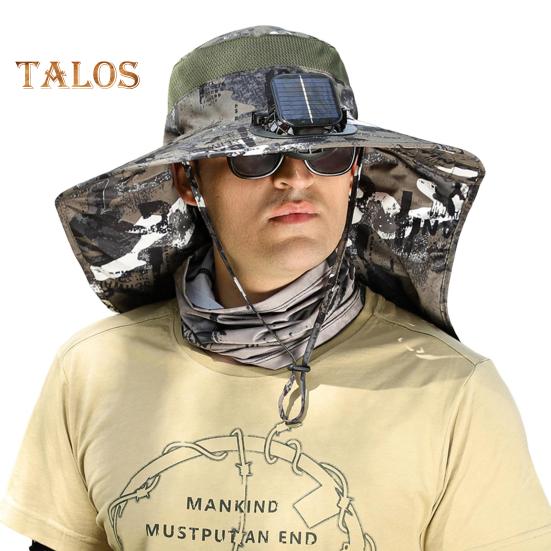 

Солнцезащитная шляпа с широкими полями и солнечной батареей, зарядка через USB, кепка-веник, солнцезащитный крем, охлаждающая шляпа для активного отдыха B