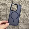 Matte Magnetic Phone Case For Air 17 16 15 14 12 11 13 Pro Max Plus For Magsafe Wireless Charging Protect Cover
