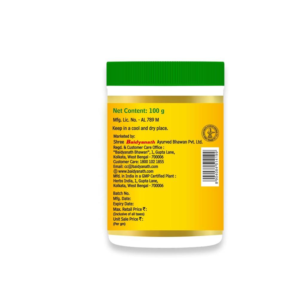 Baidyanath Chirayata Churna 100 g – Traditional Ayurvedic Powder for Digestion Support and Skin Wellness