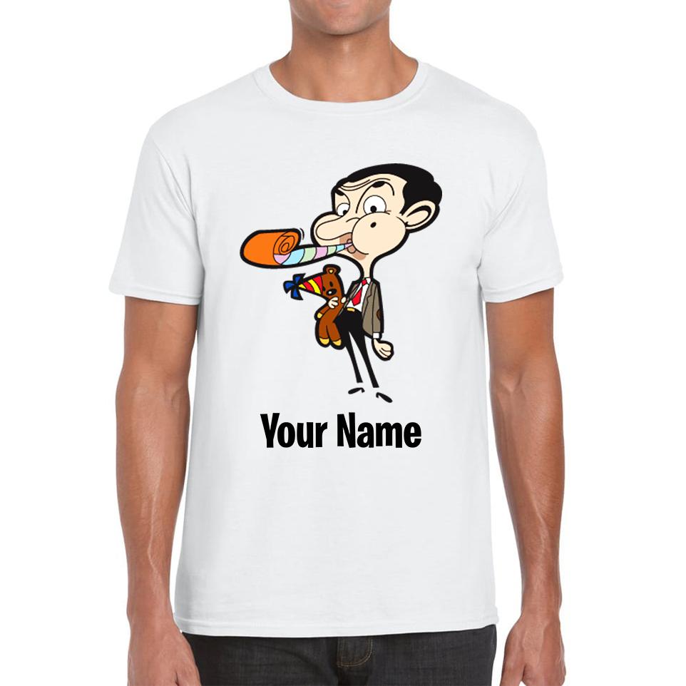 Mr. Bean Personalised Your Custom Name Unisex Mens T Shirt Womens Tops Tees S