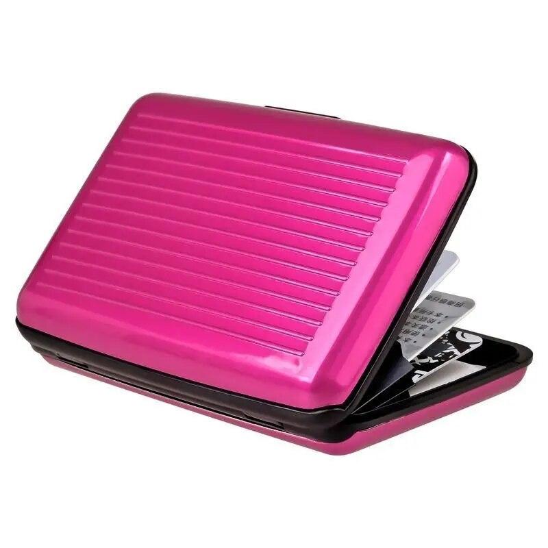 Card Bag Wallet Aluminum Alloy Credit Card Bag Aluminum Shell Commercial Wallet Anti Magnetic Business Card Bags