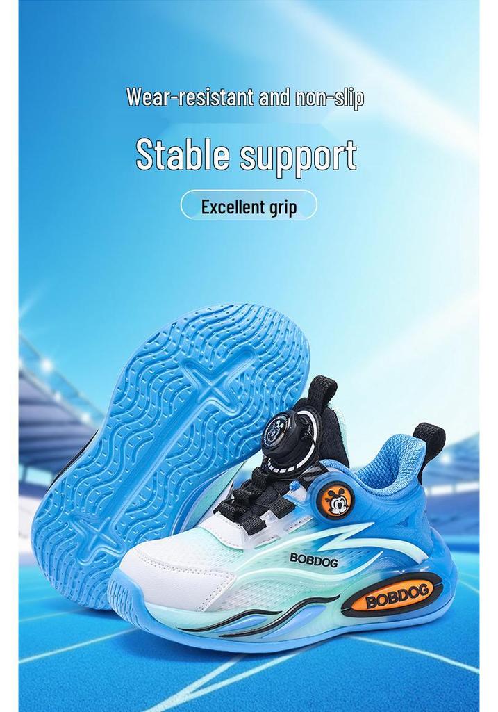 Babudou Girls' Breathable Mesh Sports Shoes - Spring/Autumn 2026 Collection