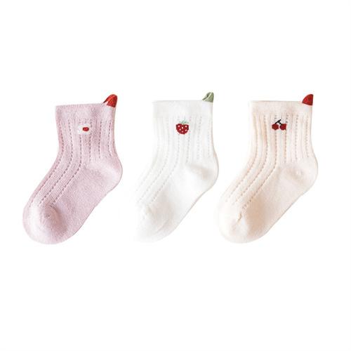 Lawadka 3pairs/lot Summer Newborn Baby Socks For Girls Boys Mesh Thin Infant Girls Boys Toddler Children Short Sock 0-5Years Old