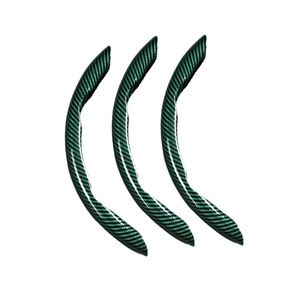 Kohlefaser Auto Lenkradabdeckung Segmentiert 38cm Auto Lenkradgriffe Abdeckung Anti-Rutsch Auto Lenkradschutz