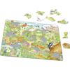 Puzzle maxi tuinvogels - larsen - 60 pièces - animaux - enfant - blanc