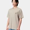 T-shirt Carhartt WIP S/S Vista Bleu Clair Garment Dyed Coupe Loose Homme