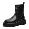 Chelsea boots men's 2024 new autumn and winter velvet British style Martin shoes platform short boots 5041-K